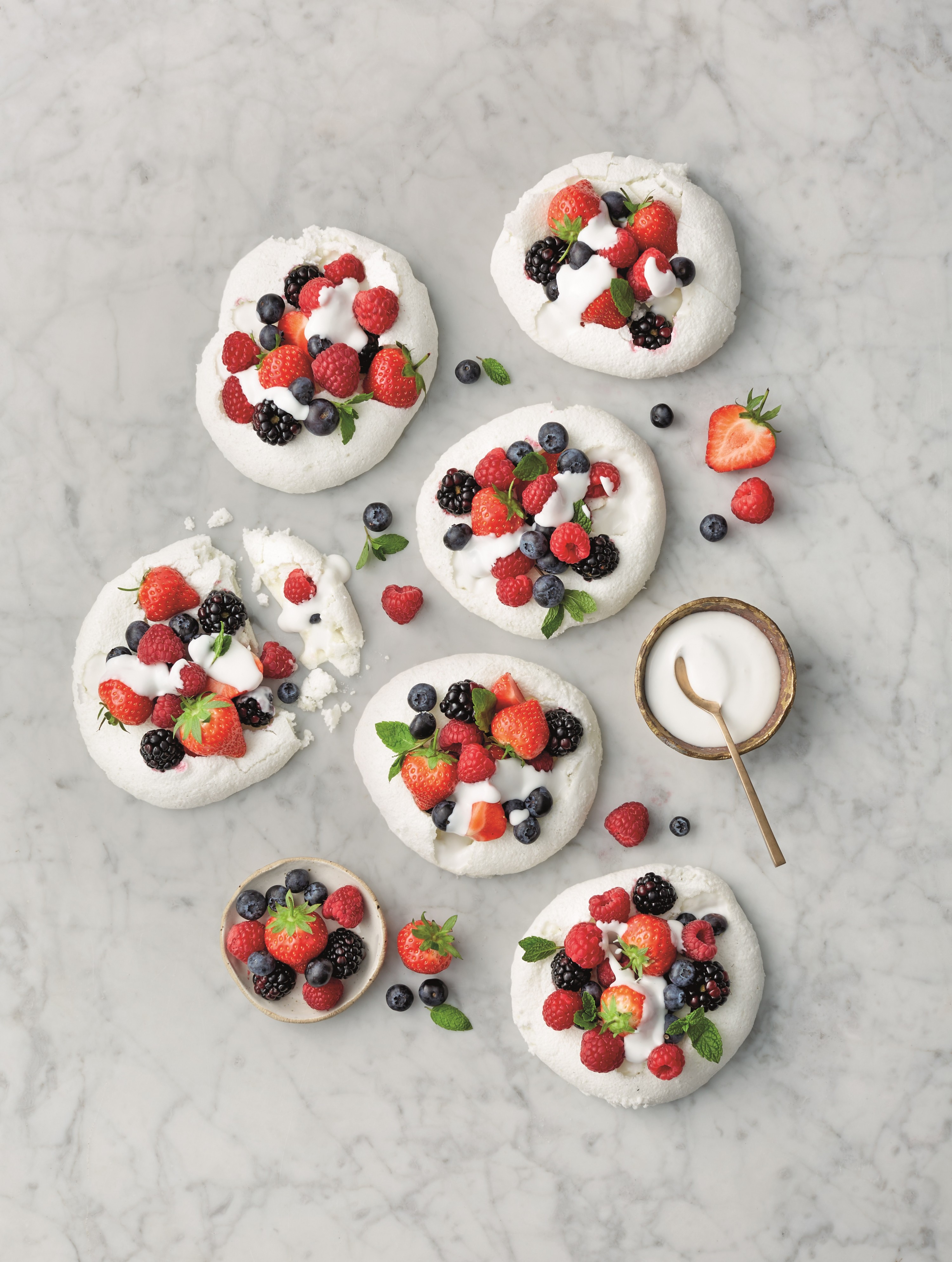 Vegan Aquafaba Pavlovas