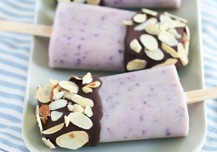 Apple and Green Tea Yoghurt Ice Pop