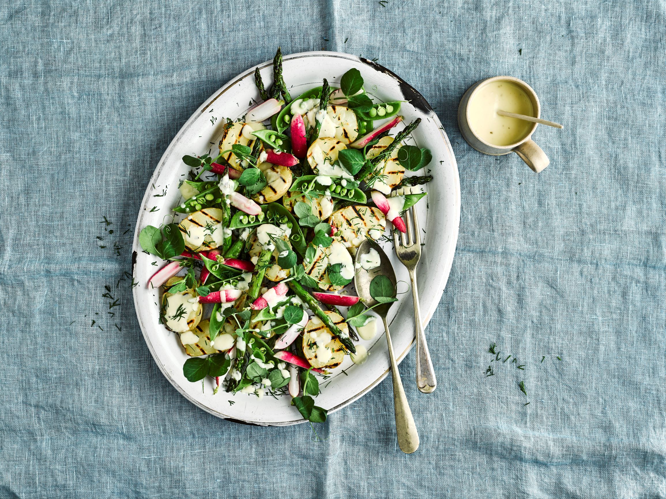 Asparagus, New Potato and Radish Salad