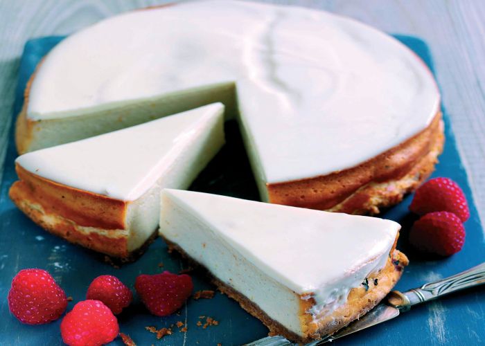 Baked Cheesecake with French Goat’s Cheese and Orange Recipe: Veggie