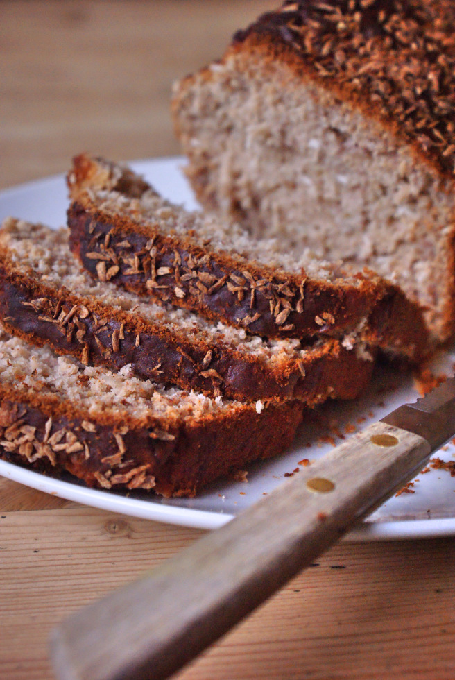 Banana and Coconut Buckwheat Loaf