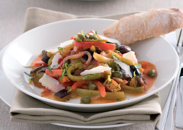 Caponata with Cheese