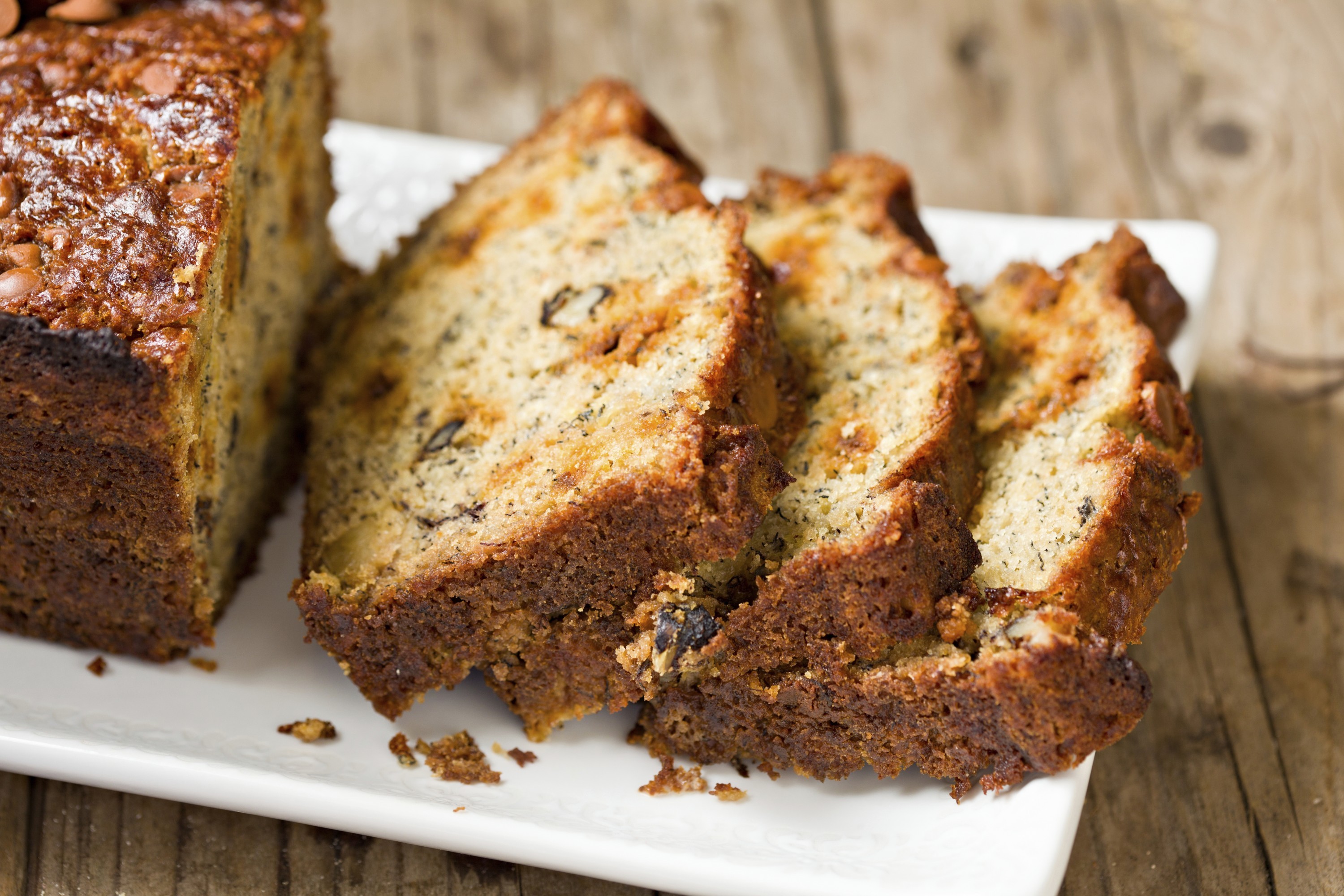 Cherry and Almond Banana Bread
