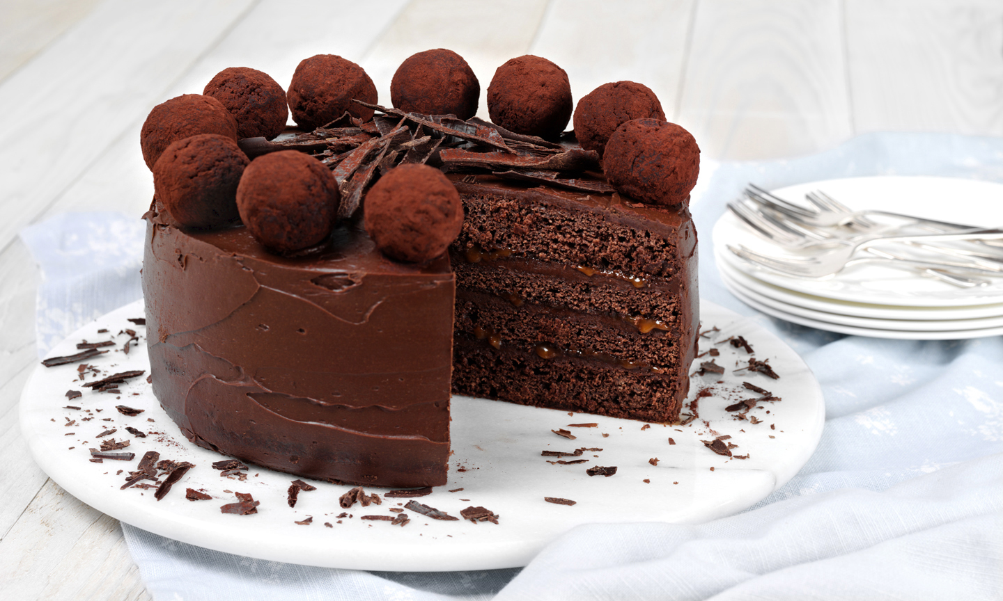Chocolate Simnel Cake