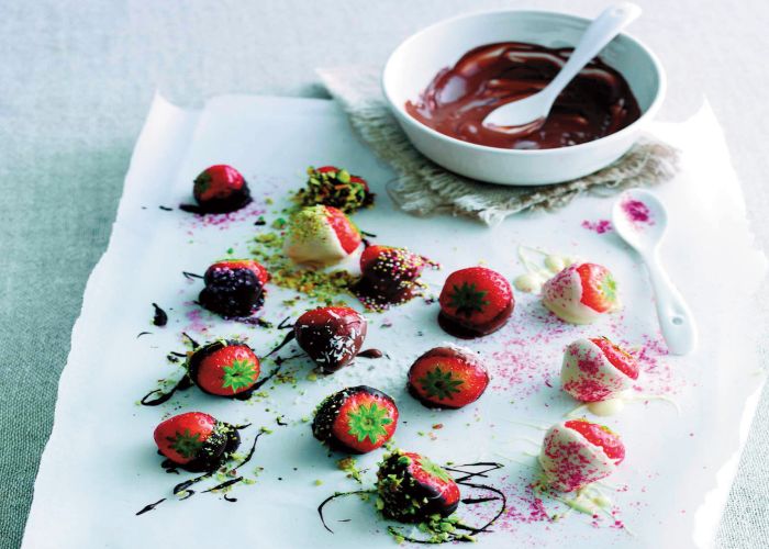 Chocolate Strawberry Dippers Recipe: Veggie