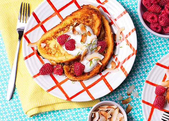 French Toast with a Coconut Milk Twist