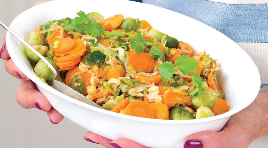 Ginger Vegetable Stir-fry Recipe: Veggie
