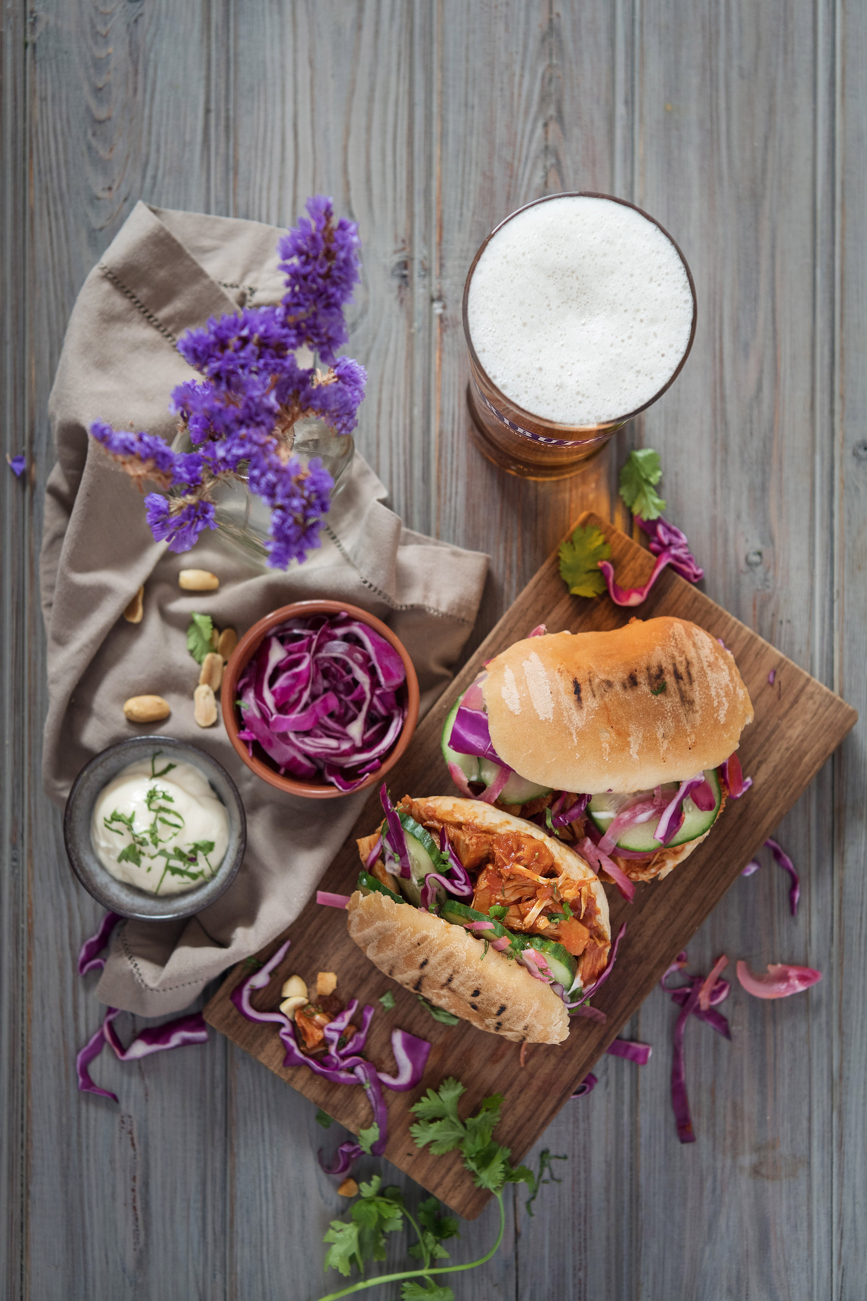 Jack Stein’s Pulled Jackfruit Burgers