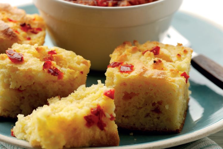 Jalapeno and Cheese Cornbread Recipe: Veggie