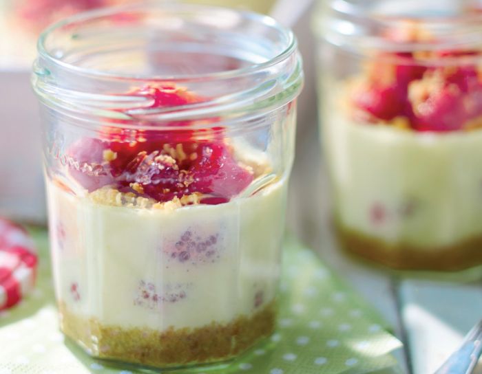 Jam Jar Cheesecakes