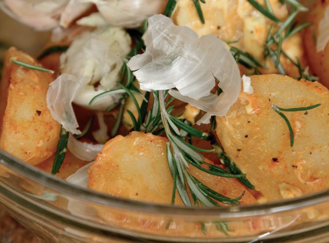 Crispy Roast Potatoes Vegetarian Recipe