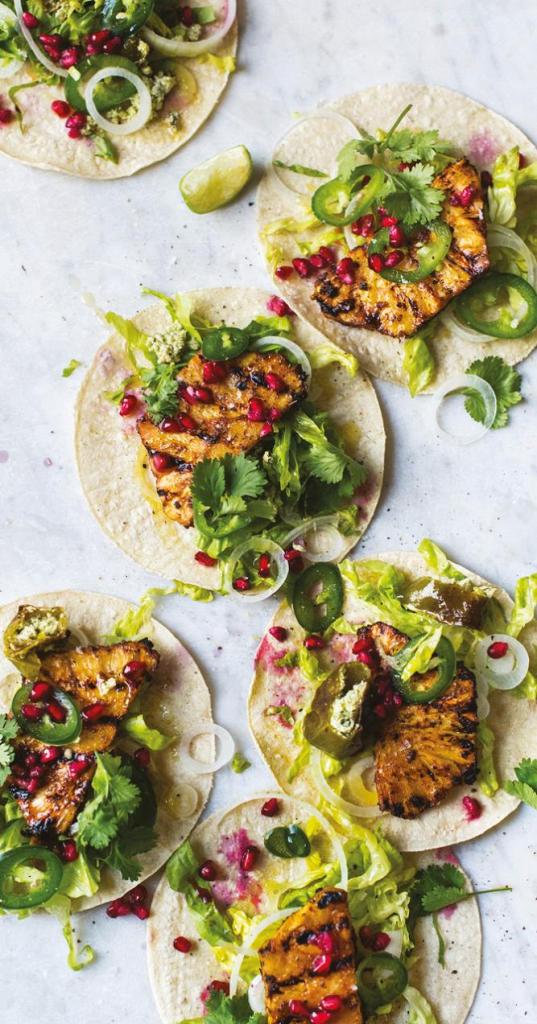 Anna Barnett’s Jerk Pineapple Tacos
