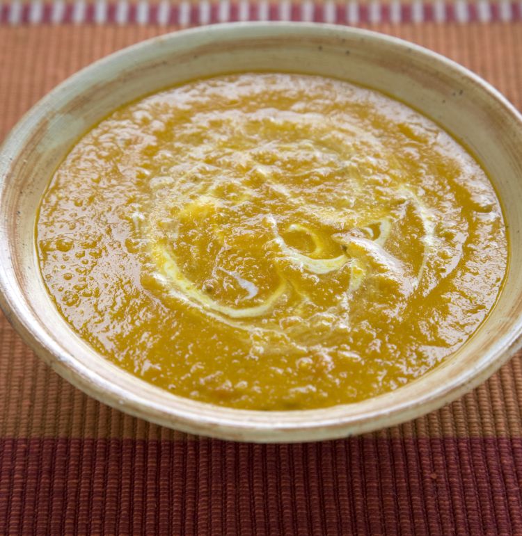 Spiced Carrot and Lentil Soup