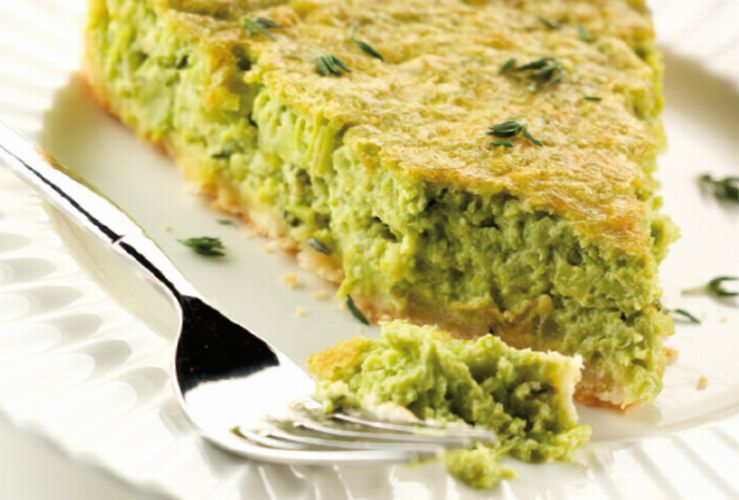 Pea and Leek Tart