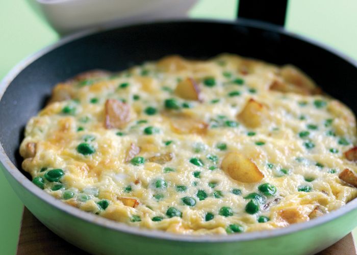 Pea and Potato Frittata