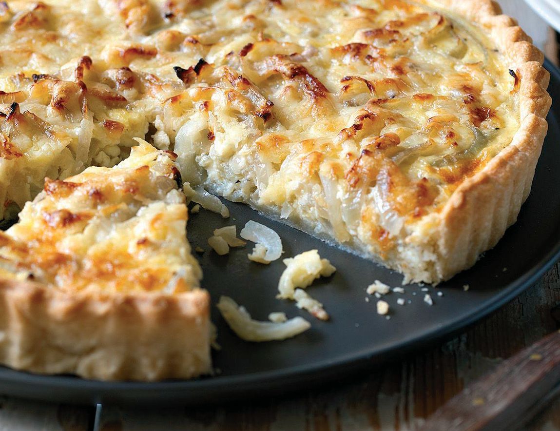 Pink Onion Tart