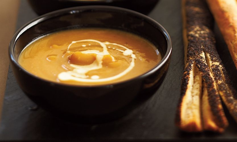 Pumpkin and Sweet Potato Soup