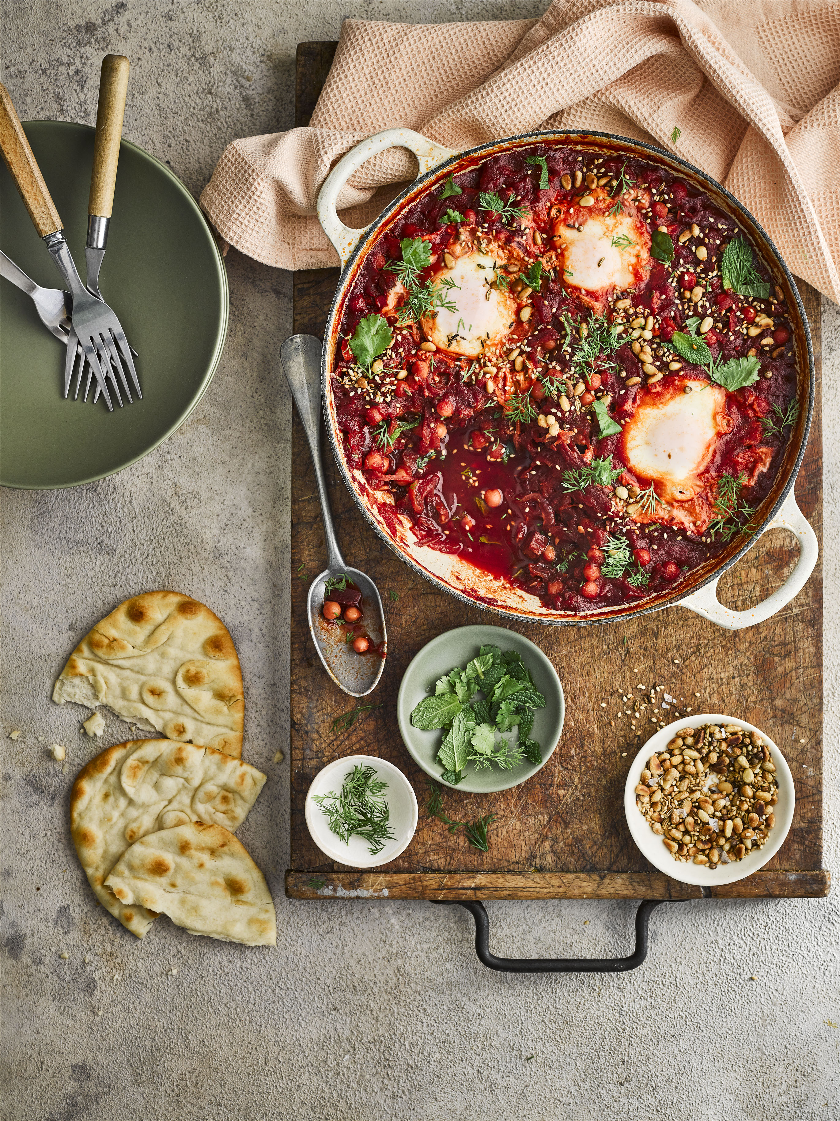 Love Beets Sweet + Smoky Beetroot Shakshuka