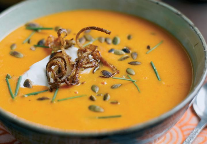 Shallot and Pumpkin Soup