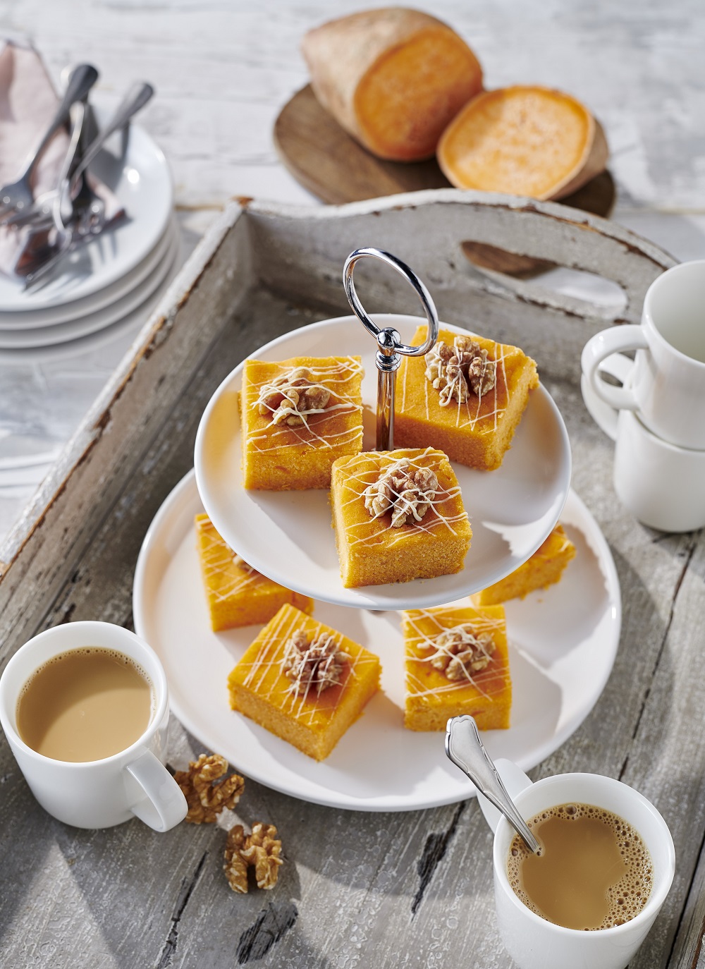 Sweet Potato Chocolate Blondies