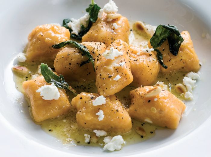 Sweet Potato and Smoked Greek Cheese Gnocchi