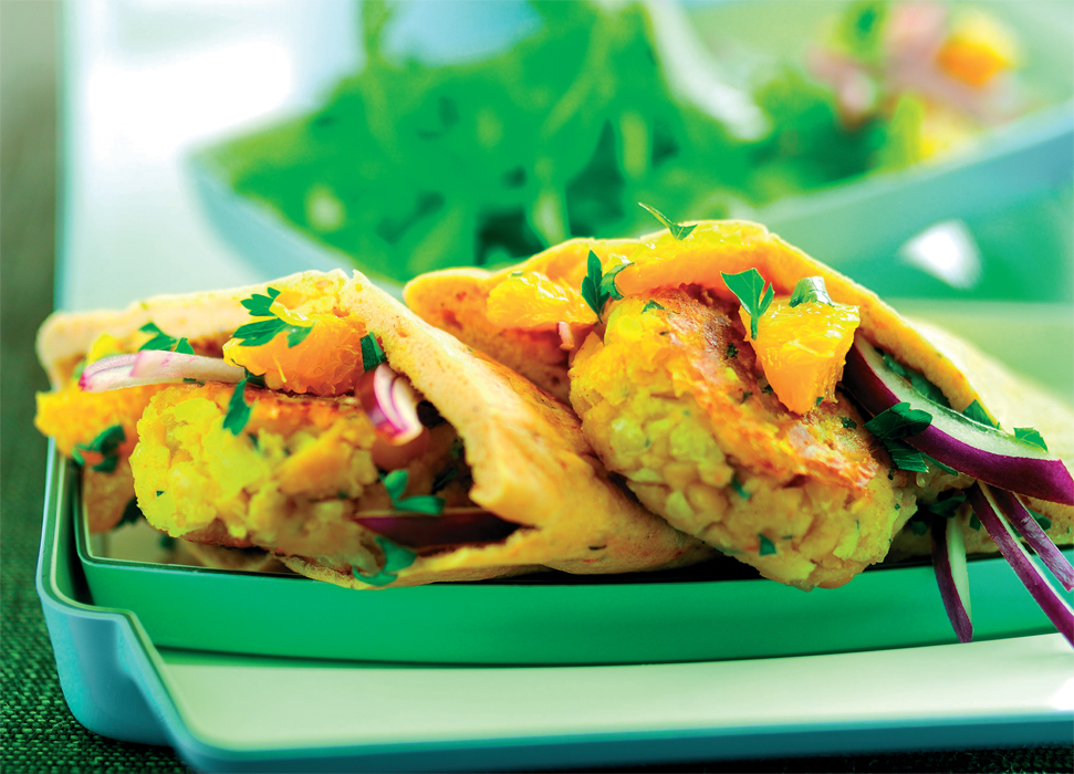 Chickpea and Flageolet Bean Burgers