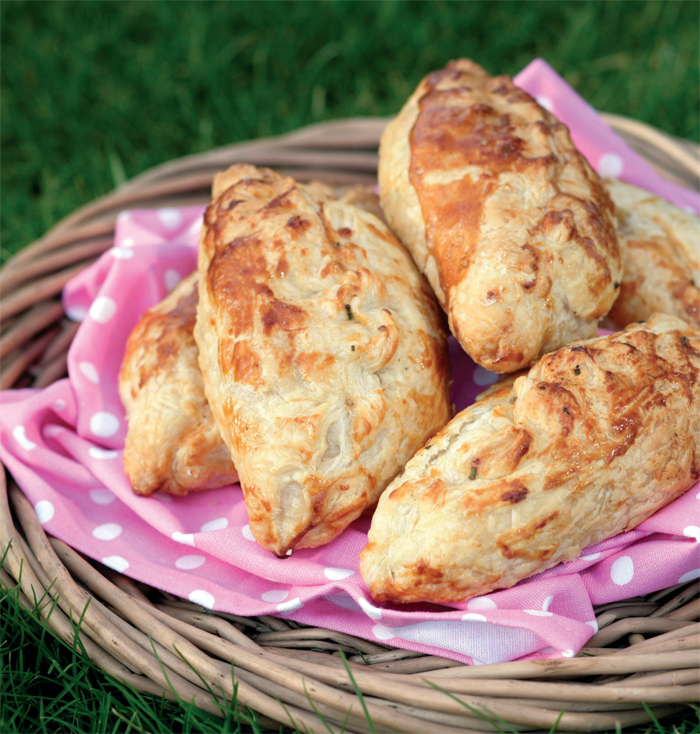 New Potato, Cheddar & Sundried Tomato Parcels