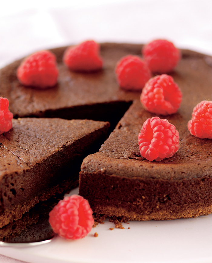 Baked Chocolate and Molasses Cheesecake