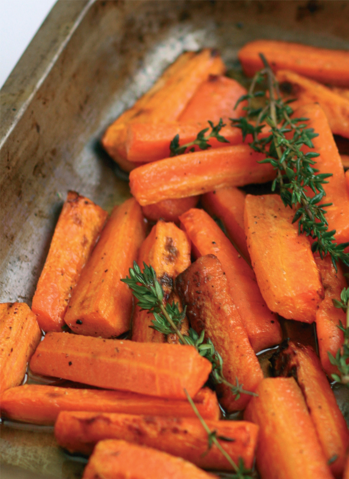 Honey and Thyme Roasted Carrots