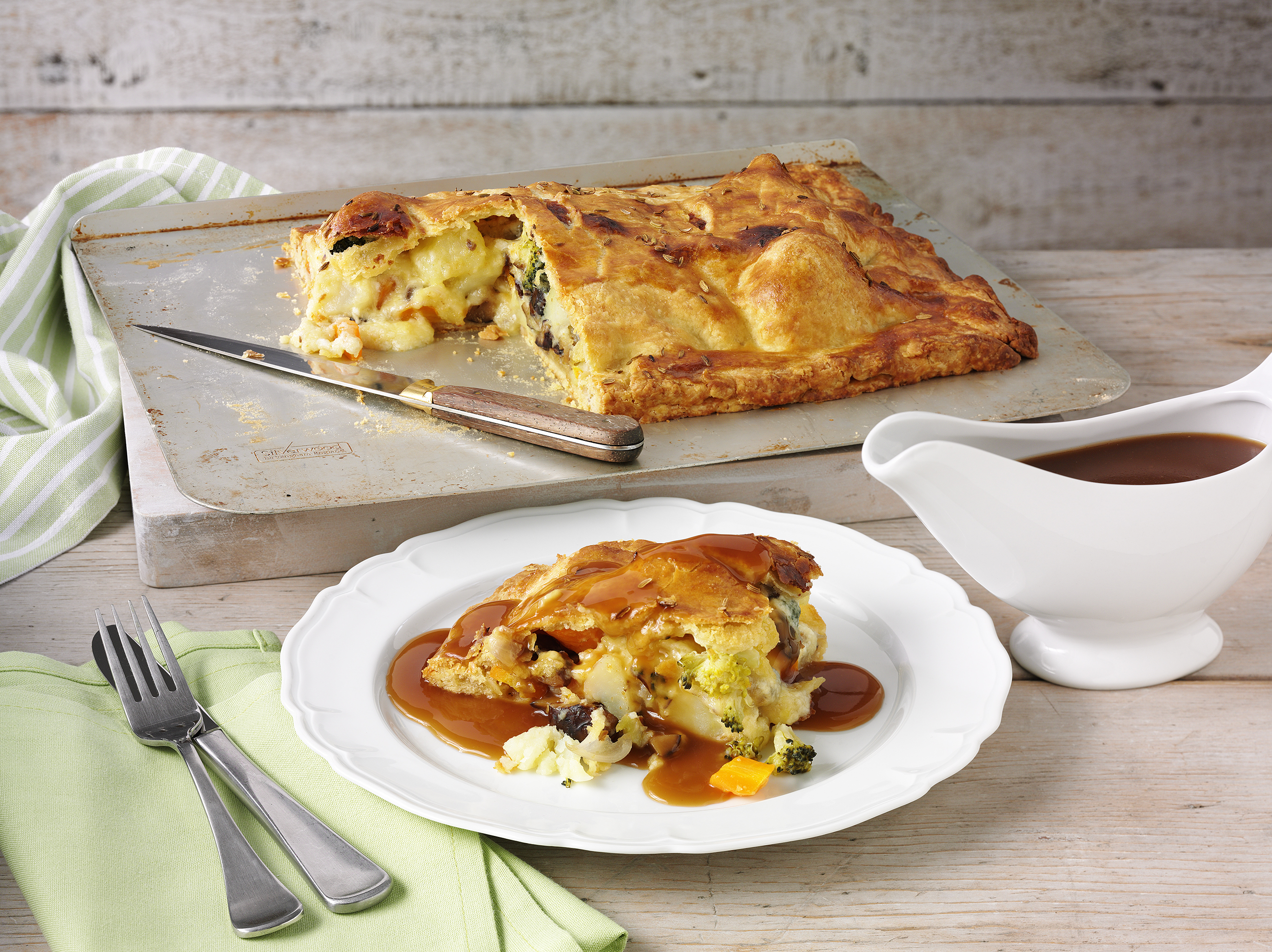 Chestnut and Vegetable Pie
