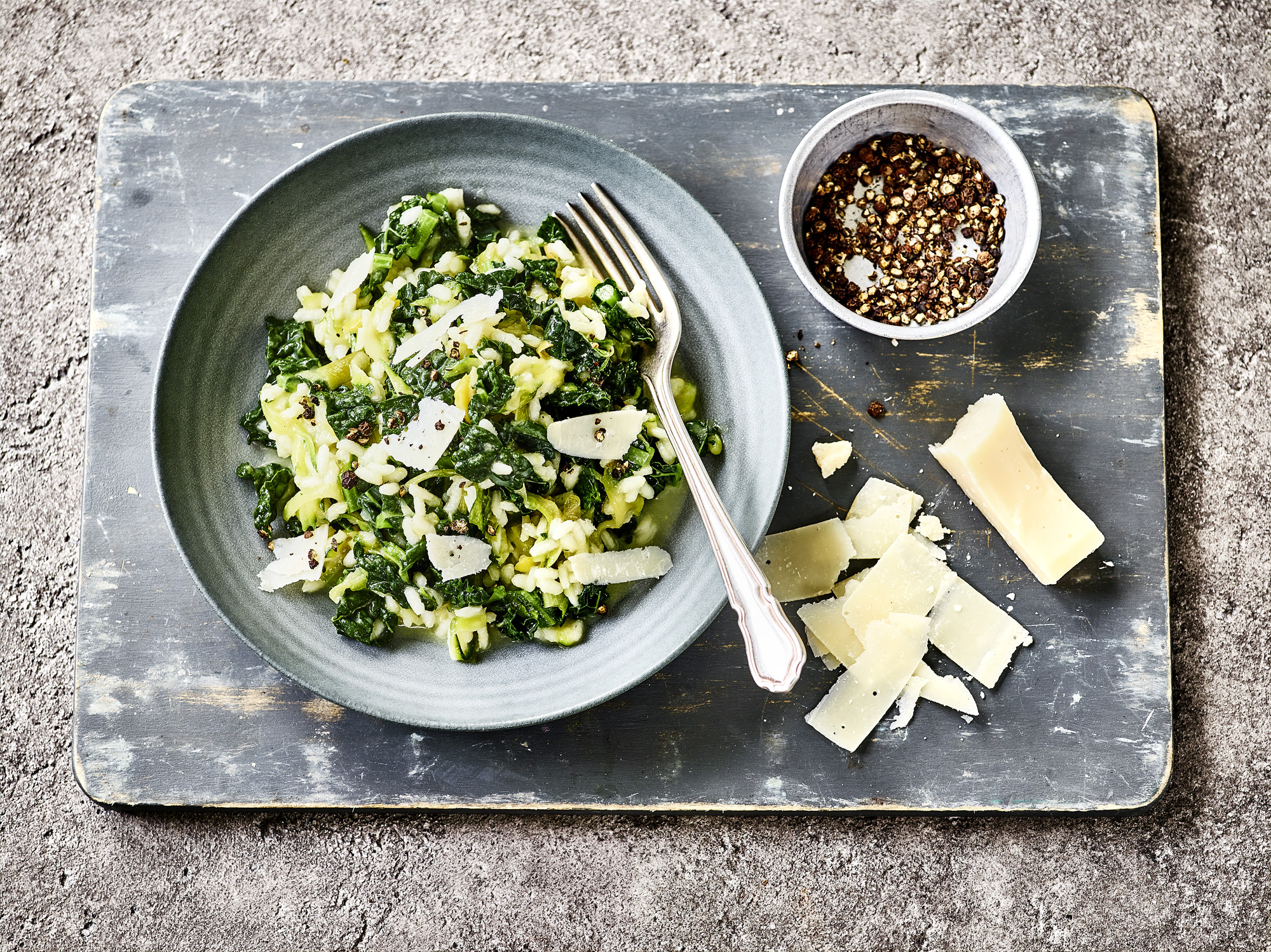 All-the-Greens Risotto