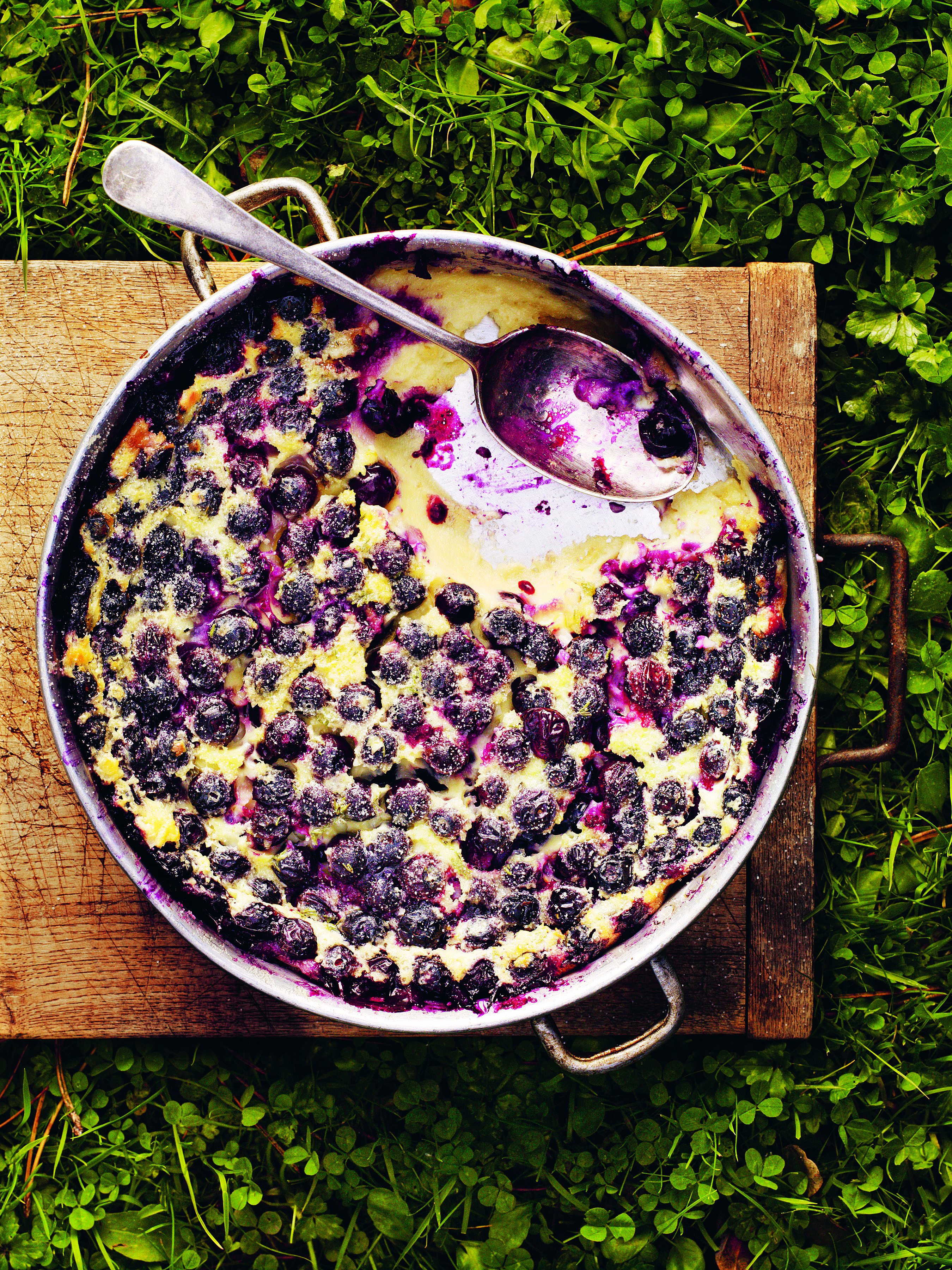 A Blueberry Clafoutis