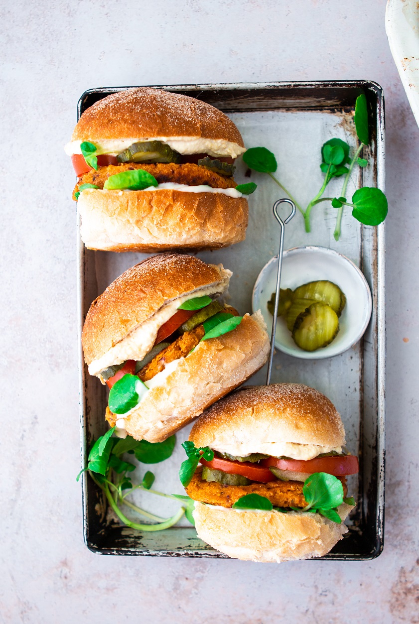 Harissa Falafel Burger