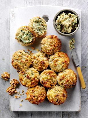 California Walnut Cheese Tear N Share Scones