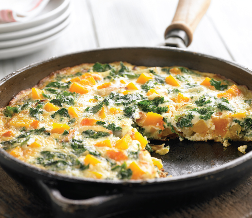 Kale and Butternut Frittata