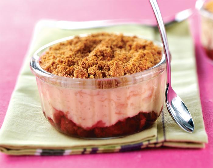 Raspberry Rice Crumble