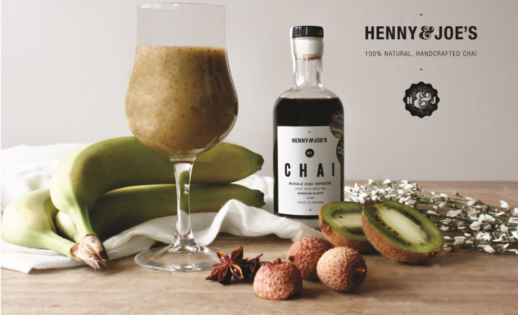 Kiwi and Banana Spiced smoothie Recipe: Veggie