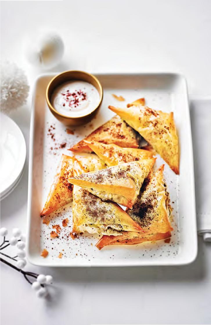 Mushroom & Chestnut Samosas