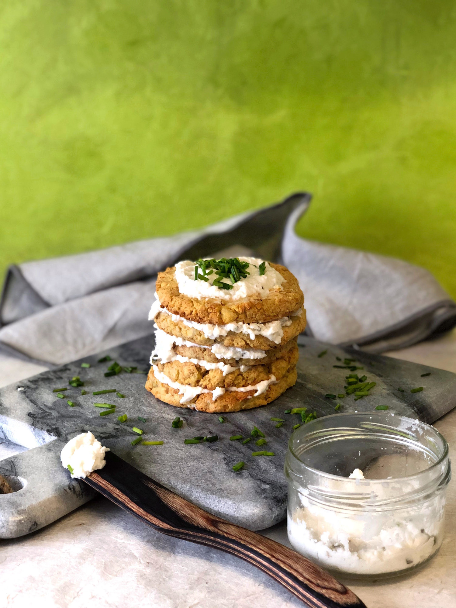 Vegan Cream Cheese Pancakes