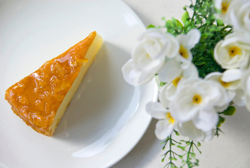 Sticky Orange Potato Cake