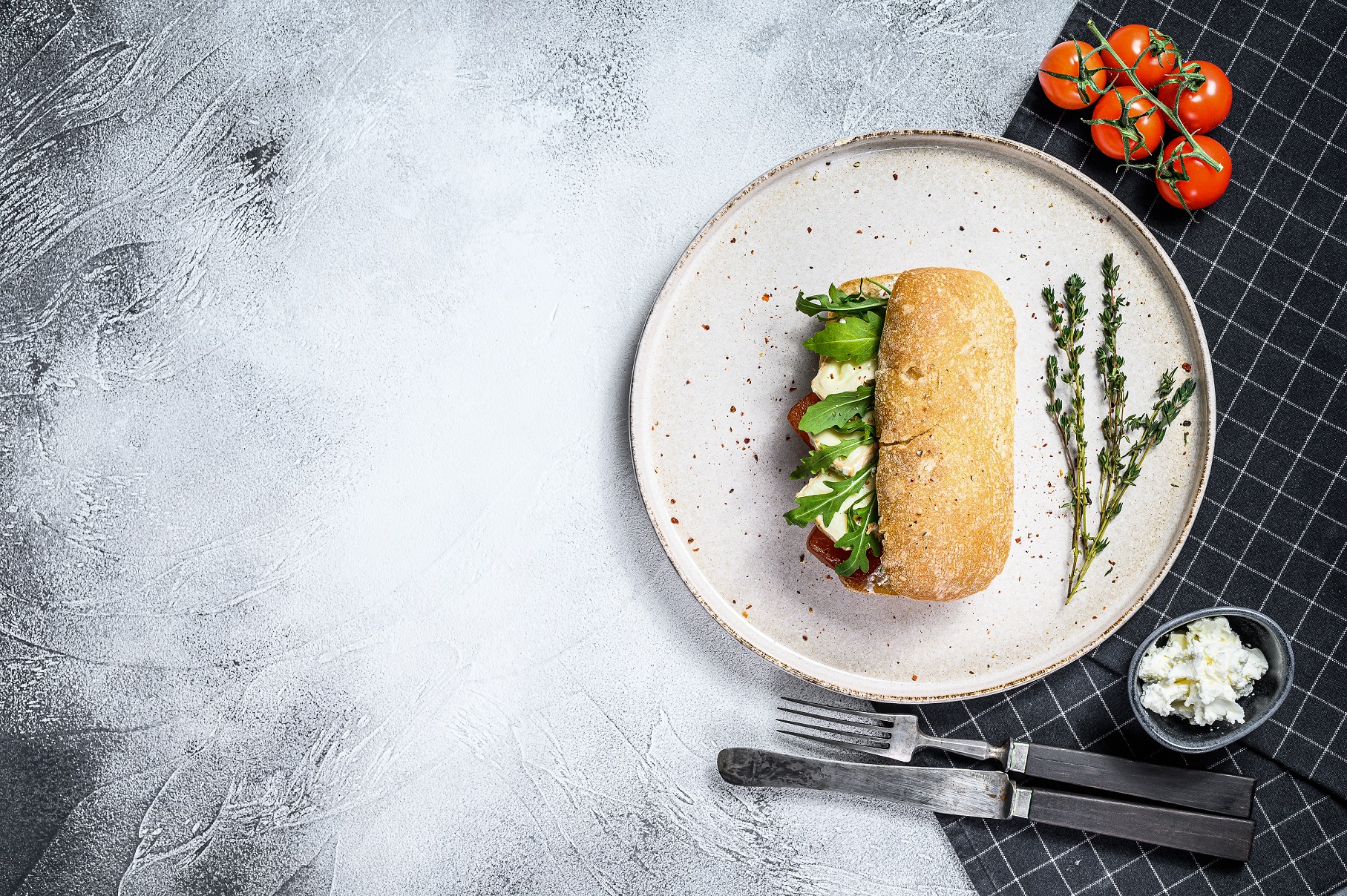 Halloumi and Pepper Panini