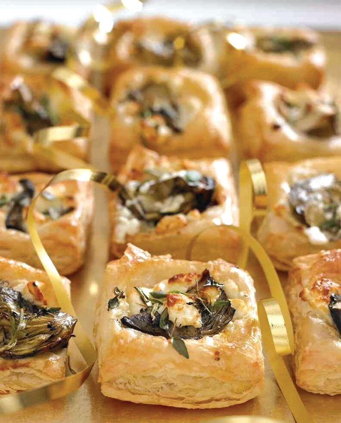 Feta and Artichoke Canapes