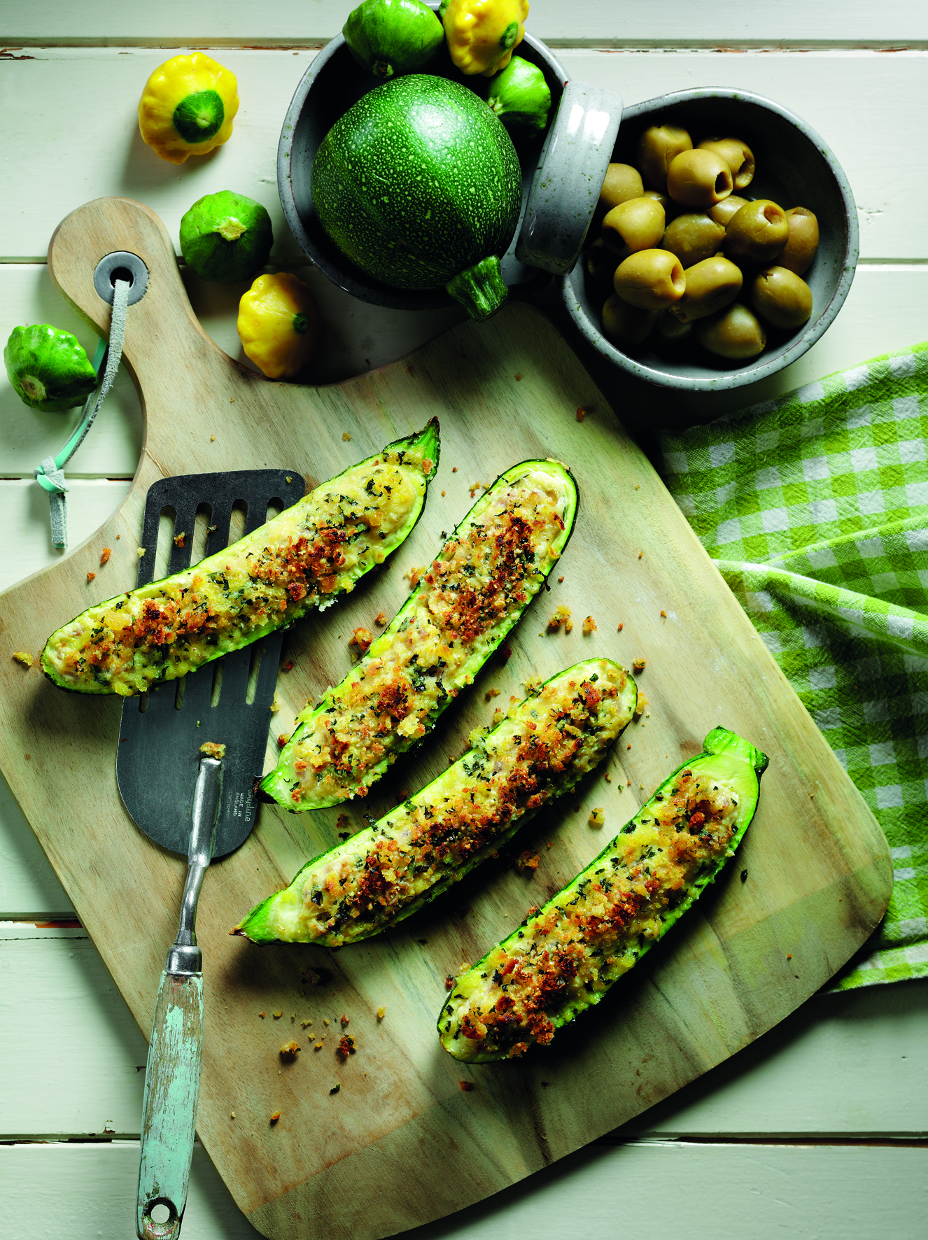 Zucchini Ripieni (Filled Courgettes)