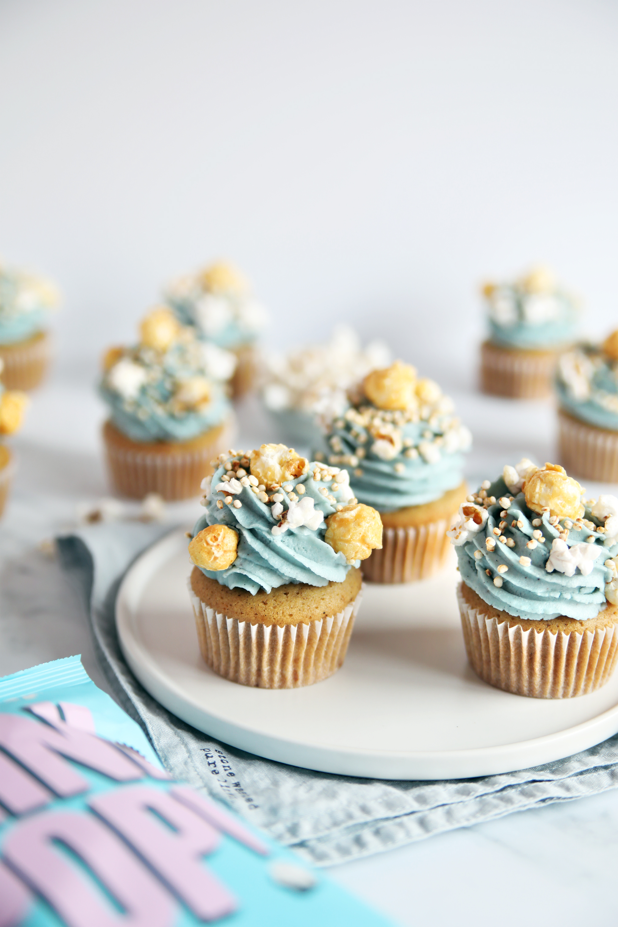 Vegan Vanilla Cupcakes With Cashew Buttercream Frosting