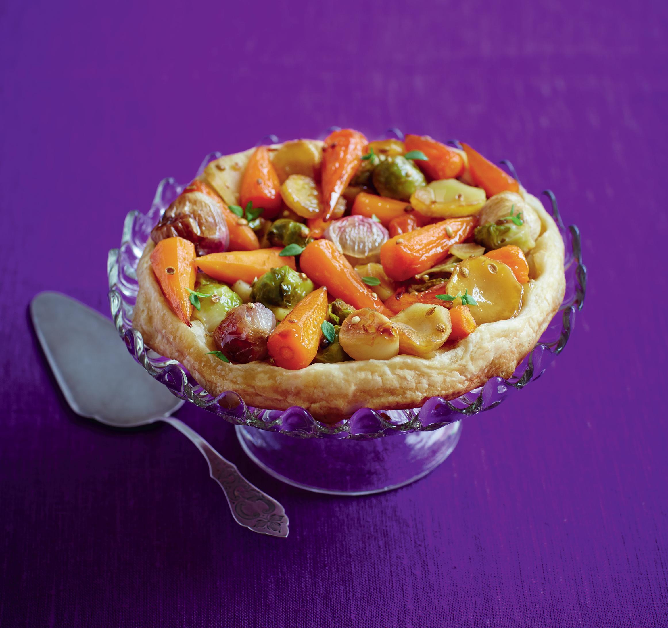 Root Vegetable Tarte Tatin
