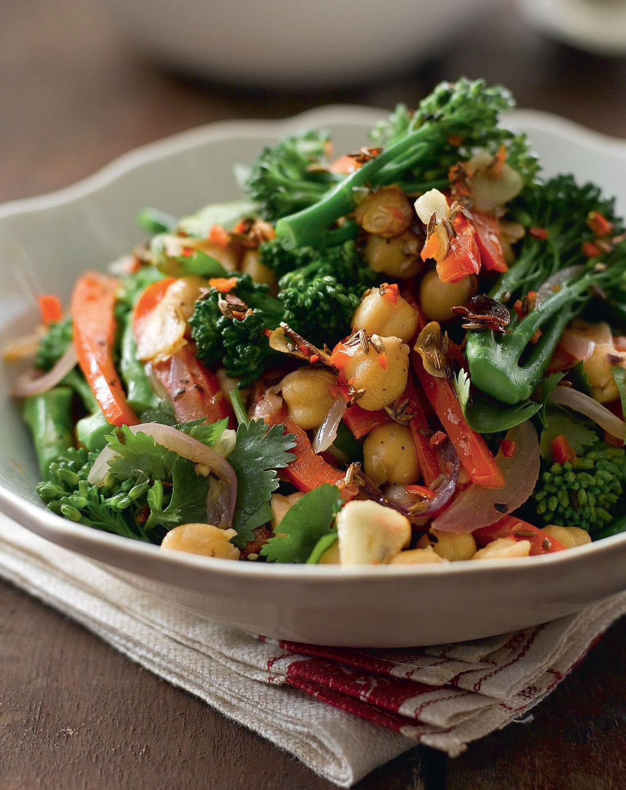 Warm Chickpea Salad